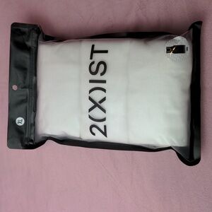 2(X)IST Three Pack White 100% Cotton Scoop Neck Tank Tops size XL